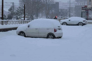 Sivas’ta sürücü kursu sınavlarına kar engeli 