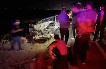Siverek’te otomobil koyun sürüsüne daldı: 3 kişi yaralandı, 11 koyun telef oldu 