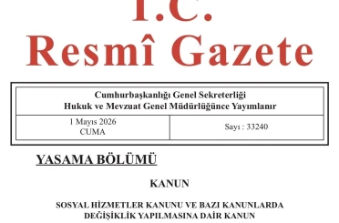 Sosyal Hizmetler Kanunu Resmi Gazete’de yayımlandı 