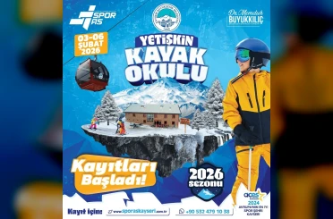 Spor A.Ş. Yetişkin Kayak Okulu kayıtları başladı 