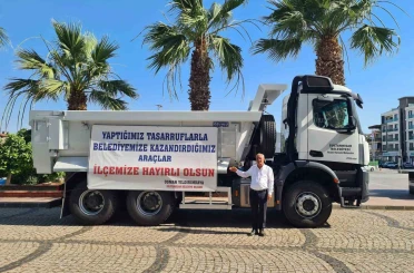Sultanhisar Belediyesi yeni hizmet aracını filosuna kattı 