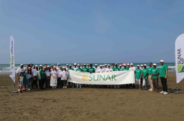Sunar Yatırım’dan Adana Karataş Sahili’nde "Plastiksiz Temmuz" kapsamında gönüllü çevre temizliği 