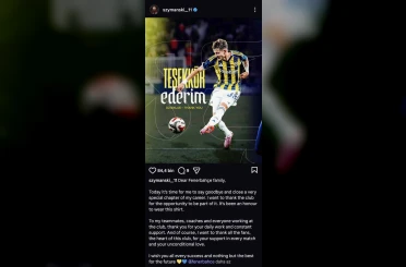 Szymanski, Fenerbahçe’ye veda etti 