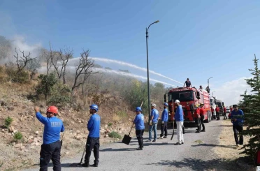 Talas Belediyesi’nden Ali Dağı’na "alev kalkanı" 