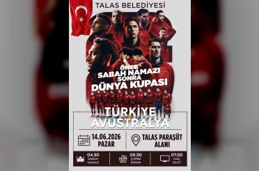 Talas’ta milli heyecan paraşüt alanında yaşanacak 