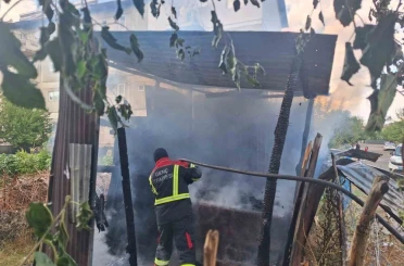 Tandırda unutulan köz yangına neden oldu 