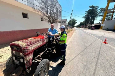 Tarım sezonunun başlamasıyla traktörler denetlendi 