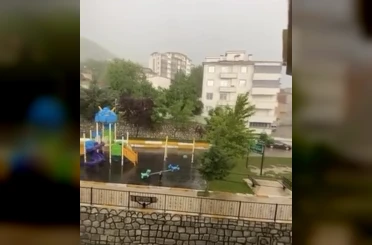 Taşkın uyarısı yapılan Tokat’ta yağmur etkili oldu 