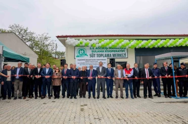 Taşköprü’de süt toplama merkezi törenle hizmete açıldı 