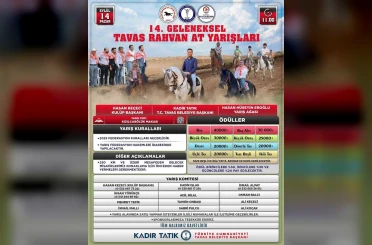 Tavas 14. Geleneksel Tavas Rahvan At Yarışları için geri sayım başladı 