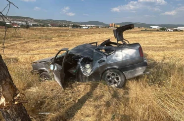 Tavşanlı’da trafik kazası 1 yaralı 