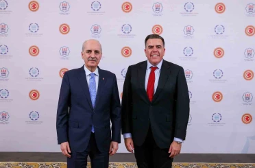 TBMM Başkanı Kurtulmuş, Avustralya Temsilciler Meclisi Başkanı Dick ile görüştü 