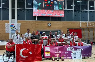 Tekerlekli sandalye basketbolunda Avrupa şampiyonluğu
