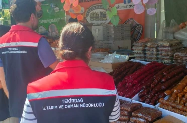 Tekirdağ Kiraz Festivali’nde sıkı gıda denetimi 