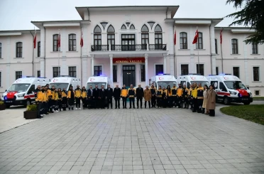 Tekirdağ’a 6 yeni ambulans 