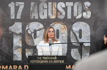 Tekirdağ’da 17 Ağustos Marmara Depremi anıldı
