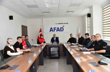 Tekirdağ’da afet beslenme kapasitesi masaya yatırıldı 