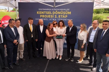 Tekirdağ’da depreme dayanıklı yaşam için yeni adım: Altınova Kentsel Dönüşüm Projesi’nde ikinci etabın temeli atıldı 