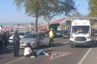 Tekirdağ’da sahil yolundaki kazada motosiklet sürücüsü yaralandı 