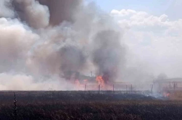 Tekirdağ’da tarım arazisinde iki noktada yangın 