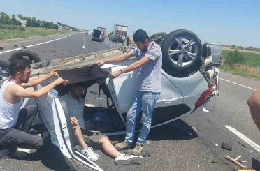 Tekirdağ’da trafik kazası: 3 yaralı 