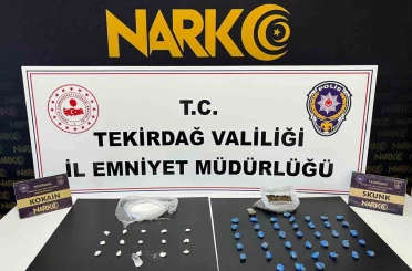 Tekirdağ’da uyuşturucu operasyonlarında 8 tutuklama 