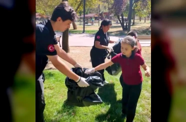 Temiz bir Kütahya için çöp toplama etkinliği düzenlendi 