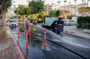 Temizlik işleri ekipleri Alanya’yı bayrama hazırlıyor 
