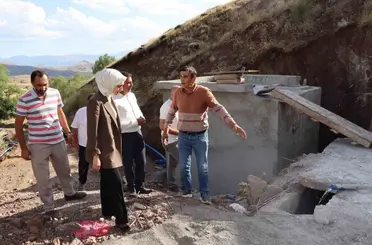 Tercan’da KÖYDES kapsamında içme suyu projeleri yerinde incelendi
