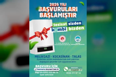 ’Tesisat sizden kombi bizden’ başvuruları başladı 