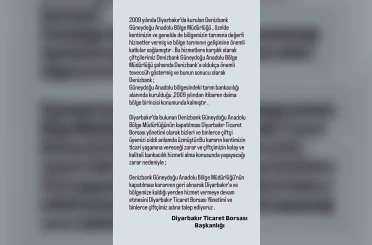 Ticaret Borsasından özel bankanın bölge müdürlüğünün kapatılması kararının geri alınması talebi 