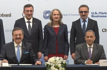 TOBB Başkanı Hisarcıklıoğlu: "Türkiye’de ve ABD’de ticaret ve yatırım ilişkilerini güçlendirmeye yönelik çok sayıda etkinliği birlikte hayata geçiriyoruz" 
