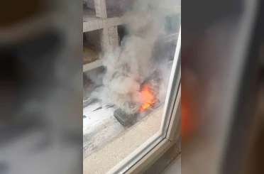 Tofaş araç alevlere teslim oldu 