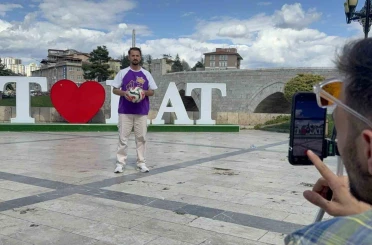 Tokat’ın tarihini futbol şovuyla tanıtıyor 