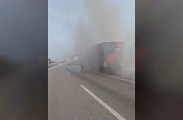 Tokat’ta tır sürücüsünün hızlı müdahalesi muhtemel faciayı önledi 