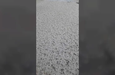 Tomarza’da dolu etkili oldu 