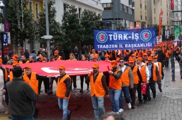 Trabzon’da 1 Mayıs İşçi Bayramı coşkusu 