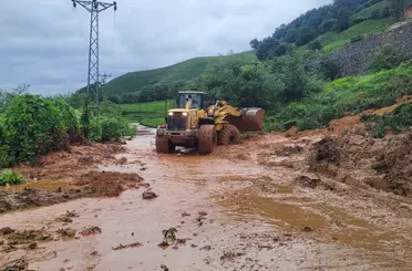 Trabzon’da etkili yağışın izleri siliniyor
