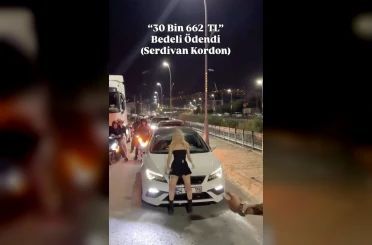 Trafikte dans pahalıya patladı: Aynı videoyu "Bedel ödendi" notuyla yeniden paylaştı 