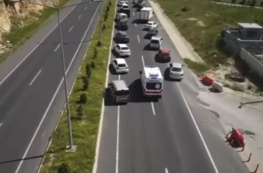 Trafikte fermuar sistemiyle ambulanslara hızlı geçiş hedefleniyor 