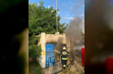 Trafo binasında çıkan yangın söndürüldü 