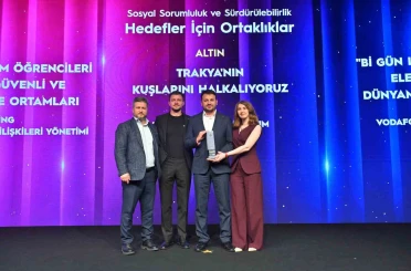 "Trakya’nın Kuşlarını Halkalıyoruz" projesine ödül 