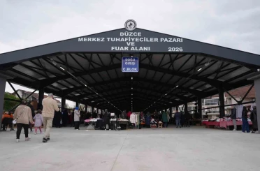Tuhafiyeciler temiz ve nezih pazaryerine kavuştu 