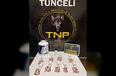 Tunceli’de uyuşturucu operasyonu: 430 adet sentetik ecza ele geçirildi 