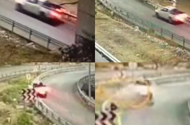 Tünel çıkışı feci kaza kamerada: Kamyonet sürücüsü hayatını kaybetti 