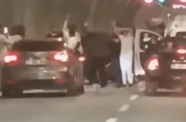 Tüneldeki düğün kutlaması pahalıya patladı: 7 araca 1 milyon 260 bin TL ceza 