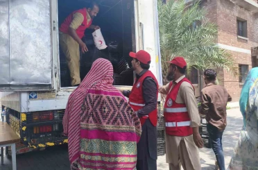Türk Kızılay’ı Pakistan’da kurban hisse dağıtımına başladı 
