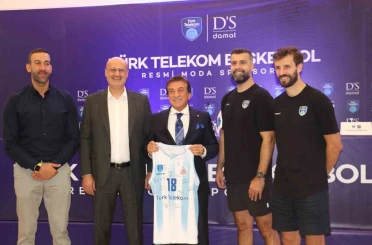 Türk Telekom Erkek Basketbol Takımı ile D’S damat arasında sponsorluk anlaşması 