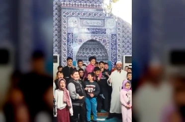Türkeli’de minikler, ilahi akımına katıldı 
