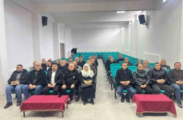 Türkeli’de muhtarlara içme suyu eğitimi 